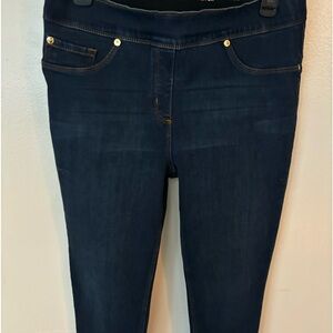 Nygard Blue Denim LUXE stretch ankle jeans.